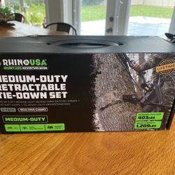 Rhino USA Retractable Ratchet Straps (4-Pack)