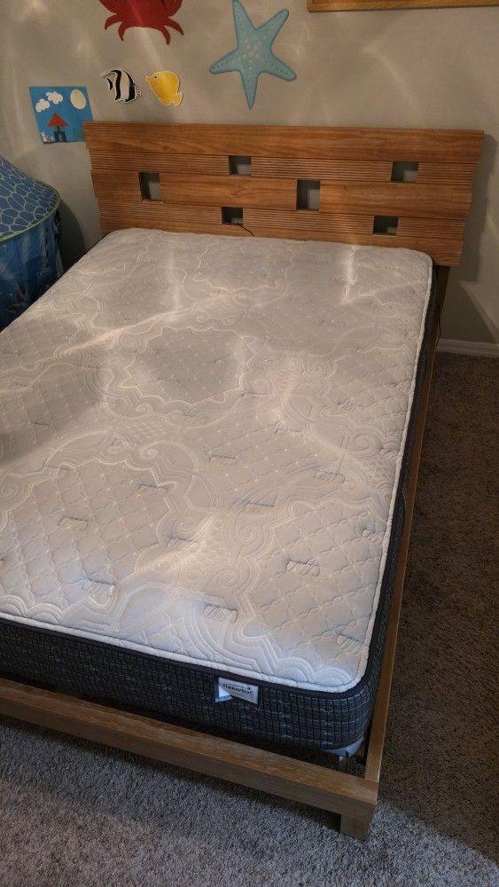 The Mattress and The Bed  Queen size 