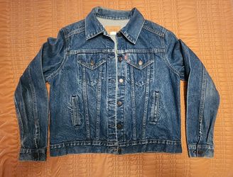 Vintage 1980s Levi's Denim Trucker Jacket Size Large