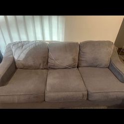 Grey Cotton Couch