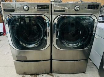 LG WASHER AND GAS DRYER