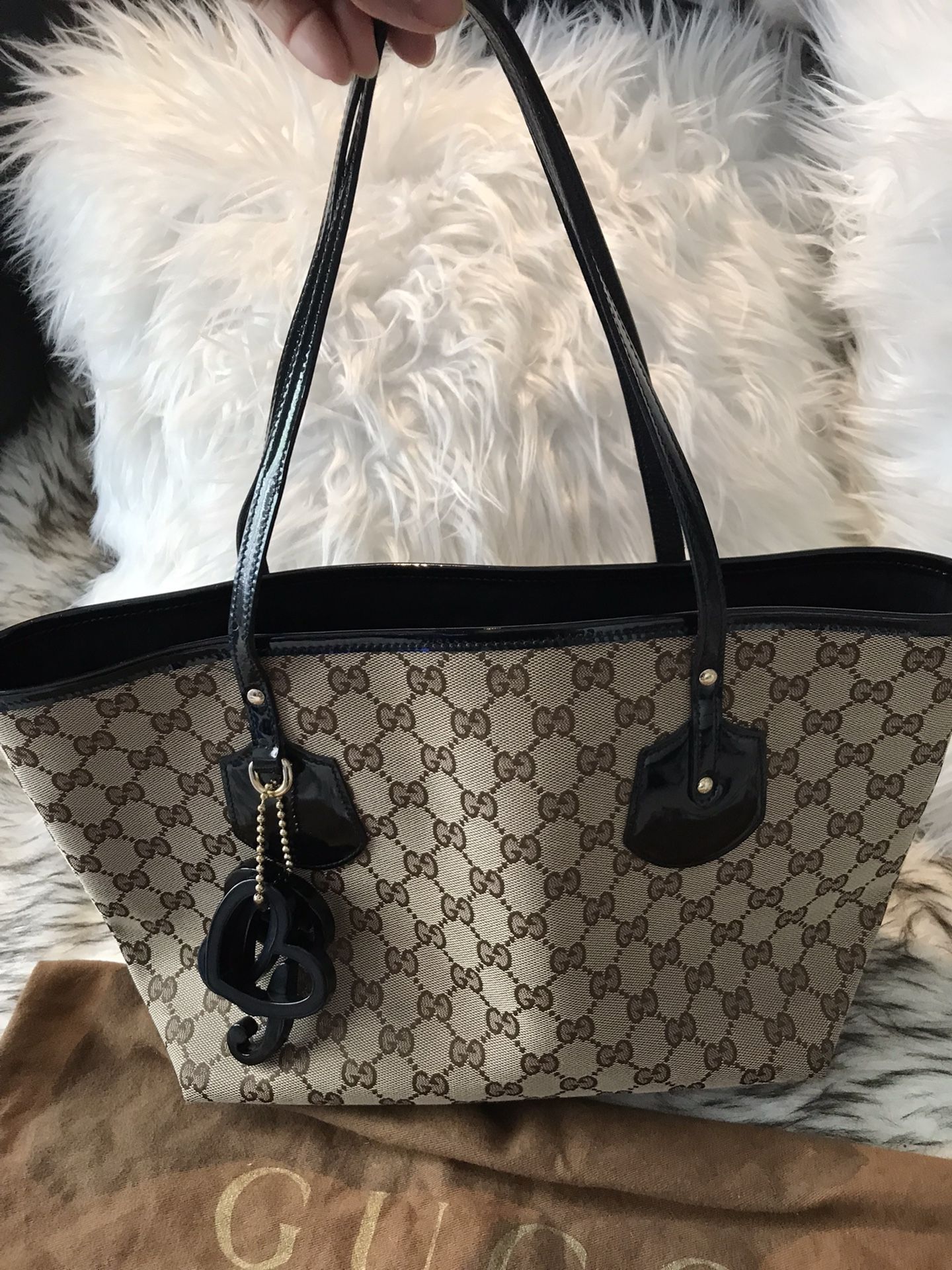 Gucci Tote Bag Canvas 