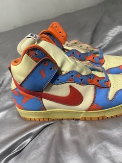Nike Dunk High “orange Acid Wash”