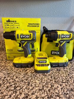 Ryobi 18V 2-Tool Combo Kit PCL1200K2X