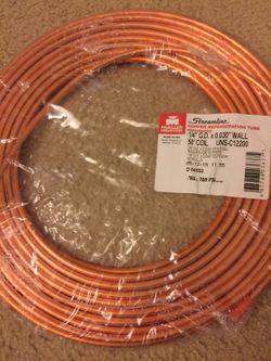 1/4"X50' refrigeration copper roll new