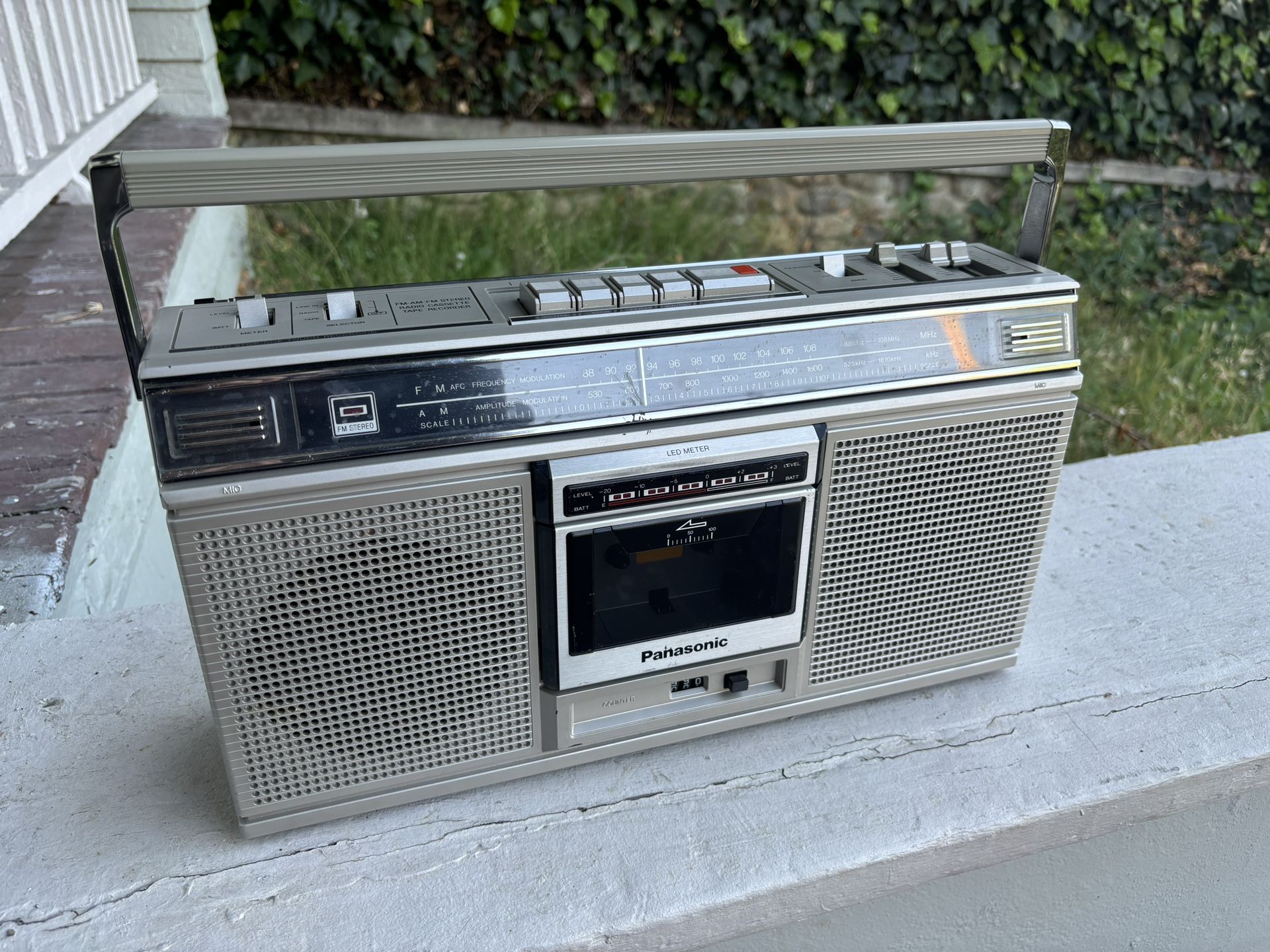 Panasonic RX-5020 Boombox Radio Boom Box Ghetto Blaster Ghettoblaster Cassette Tape Player