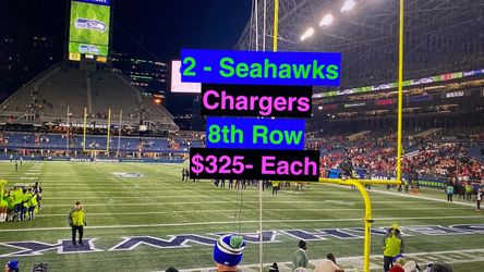 Seahawks Chargers Tickets