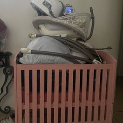 Baby Crib/clothes/swing/chair