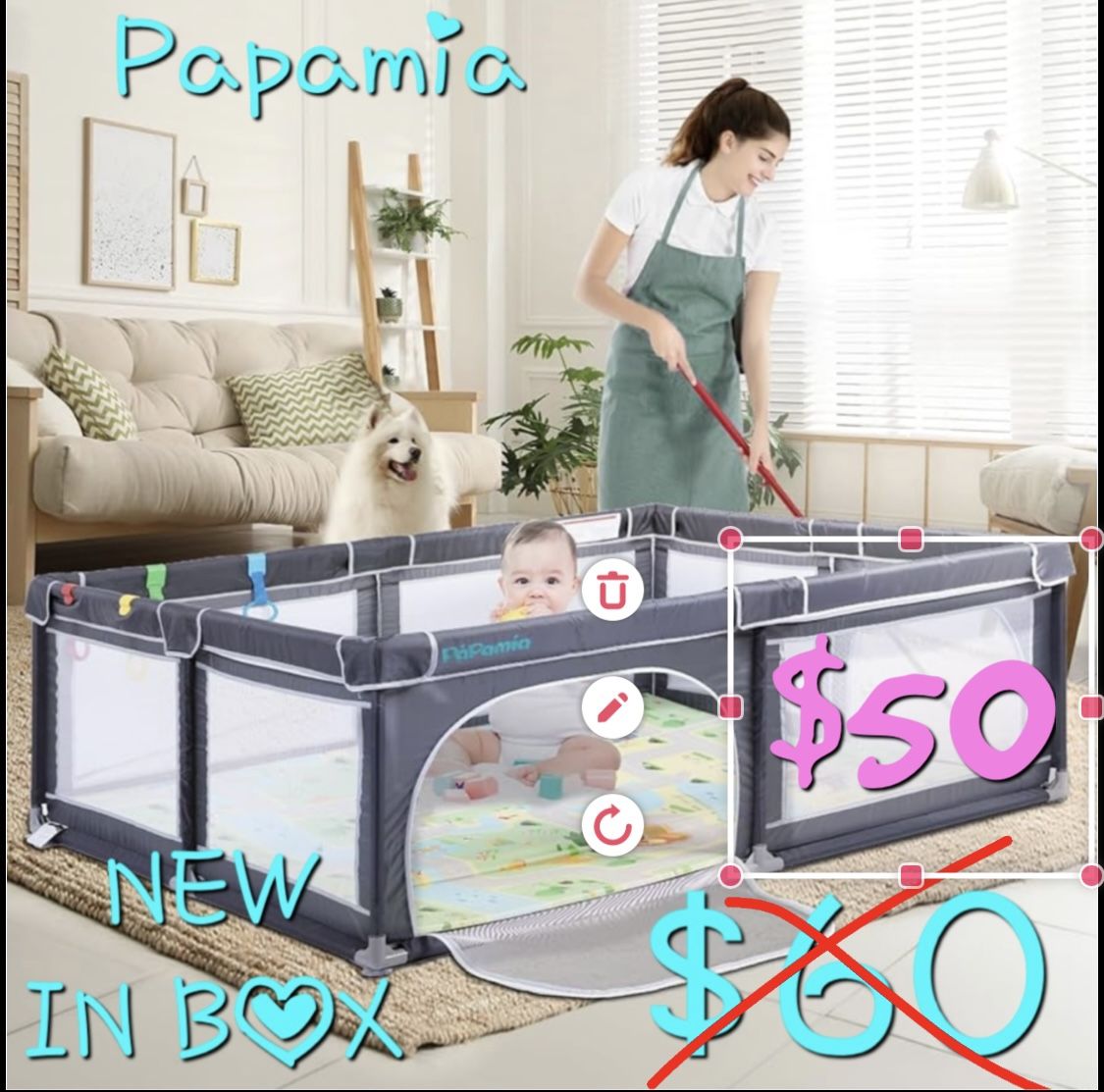 DOGS PETS PLAYPEN NEW IN BOX