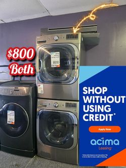 LG XL Washer And Dryer Electric