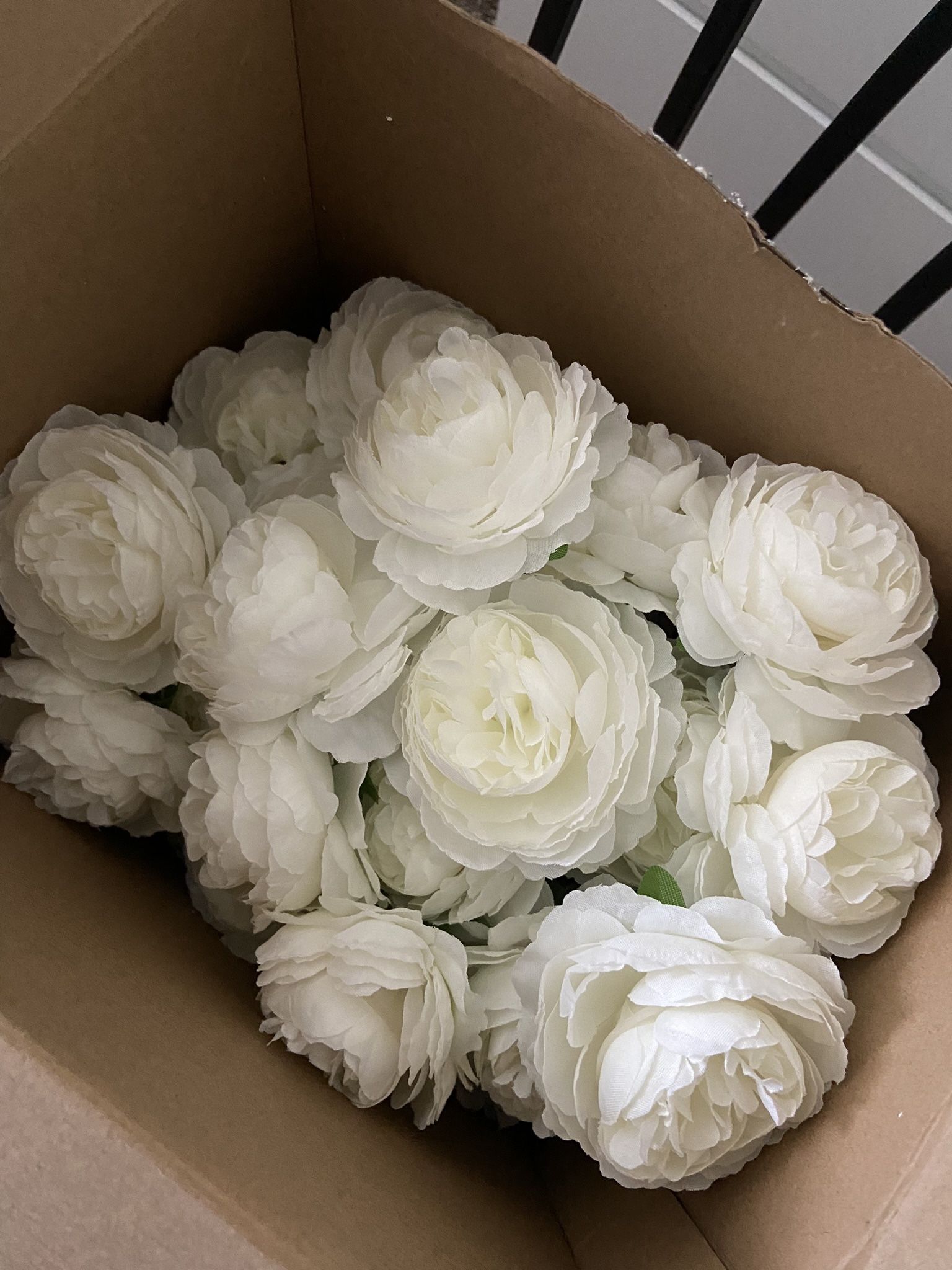 Faux Peony Flowers