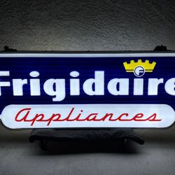 1960s Double-Sided Frigidaire Appliances Sign