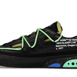 Nike Blazer Low Off-White Black Electro Green