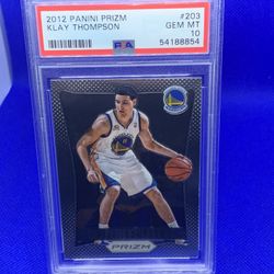 Klay Thompson Rookie Prizm Psa 10