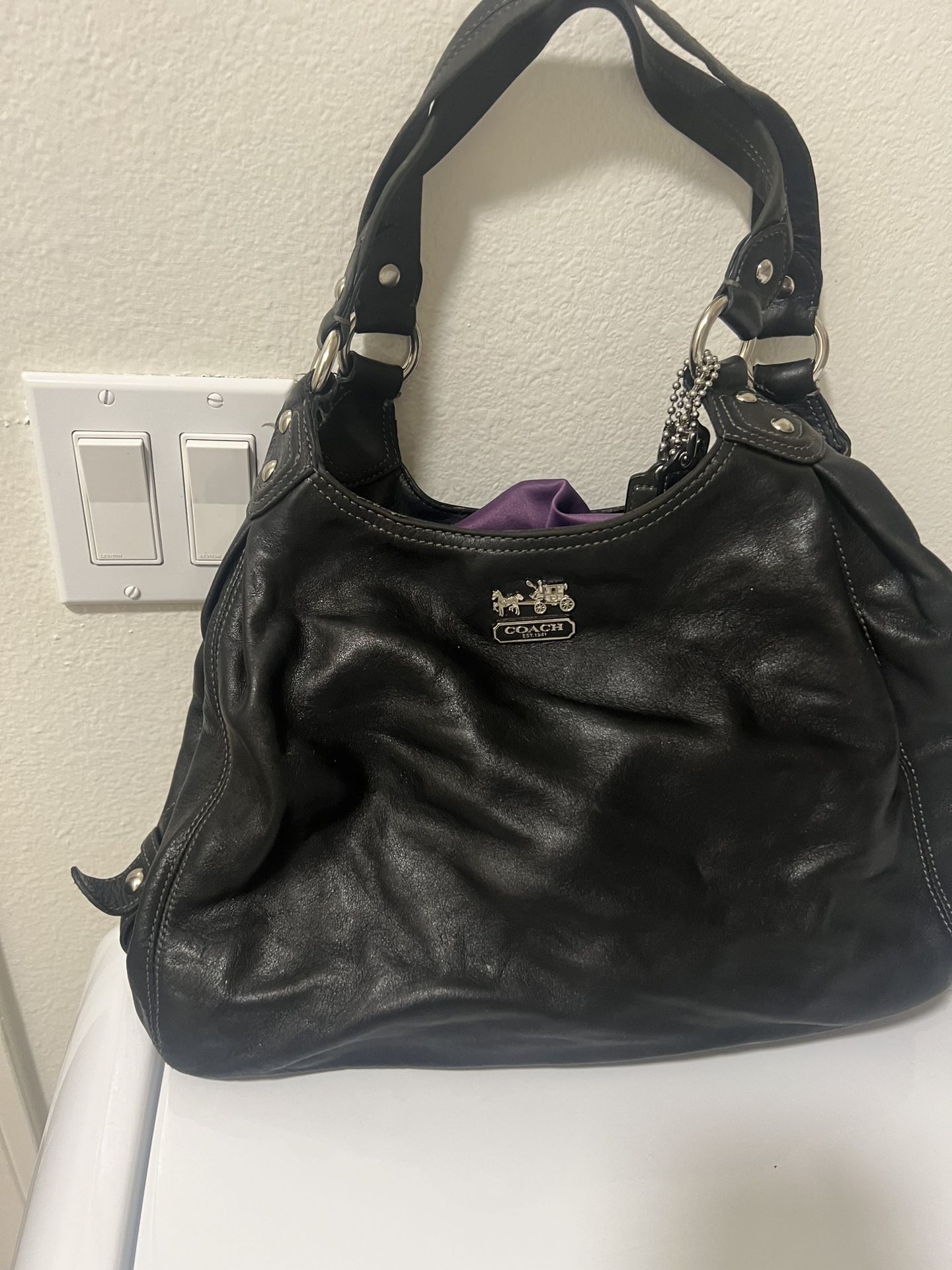 Coach Est1941 Leather Shoulder Bag