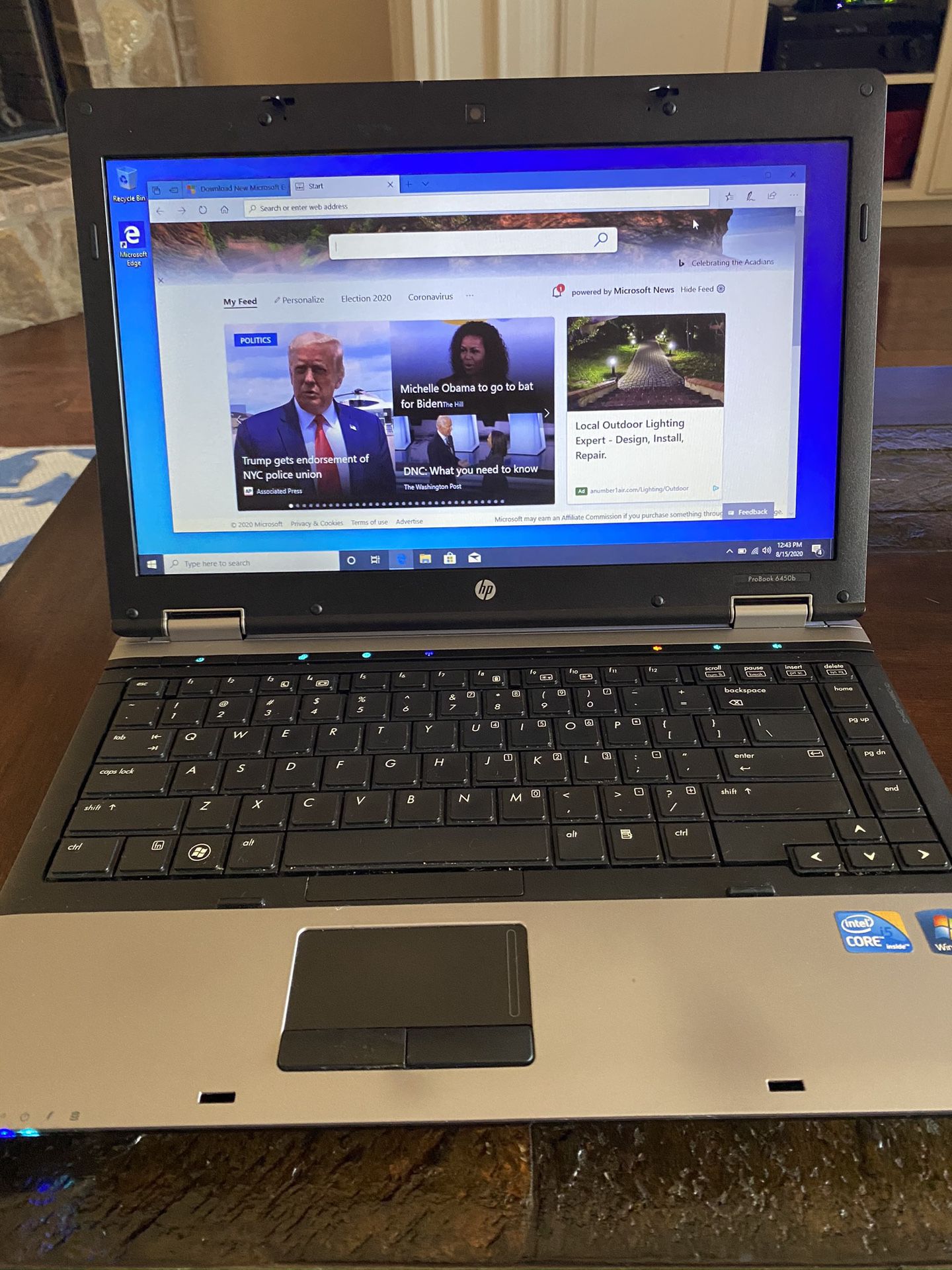 HP Laptop 4Gb Ram 500 GB Hard Drive Windows 10 Office 2016 WebCam Zoom Ready Great for school