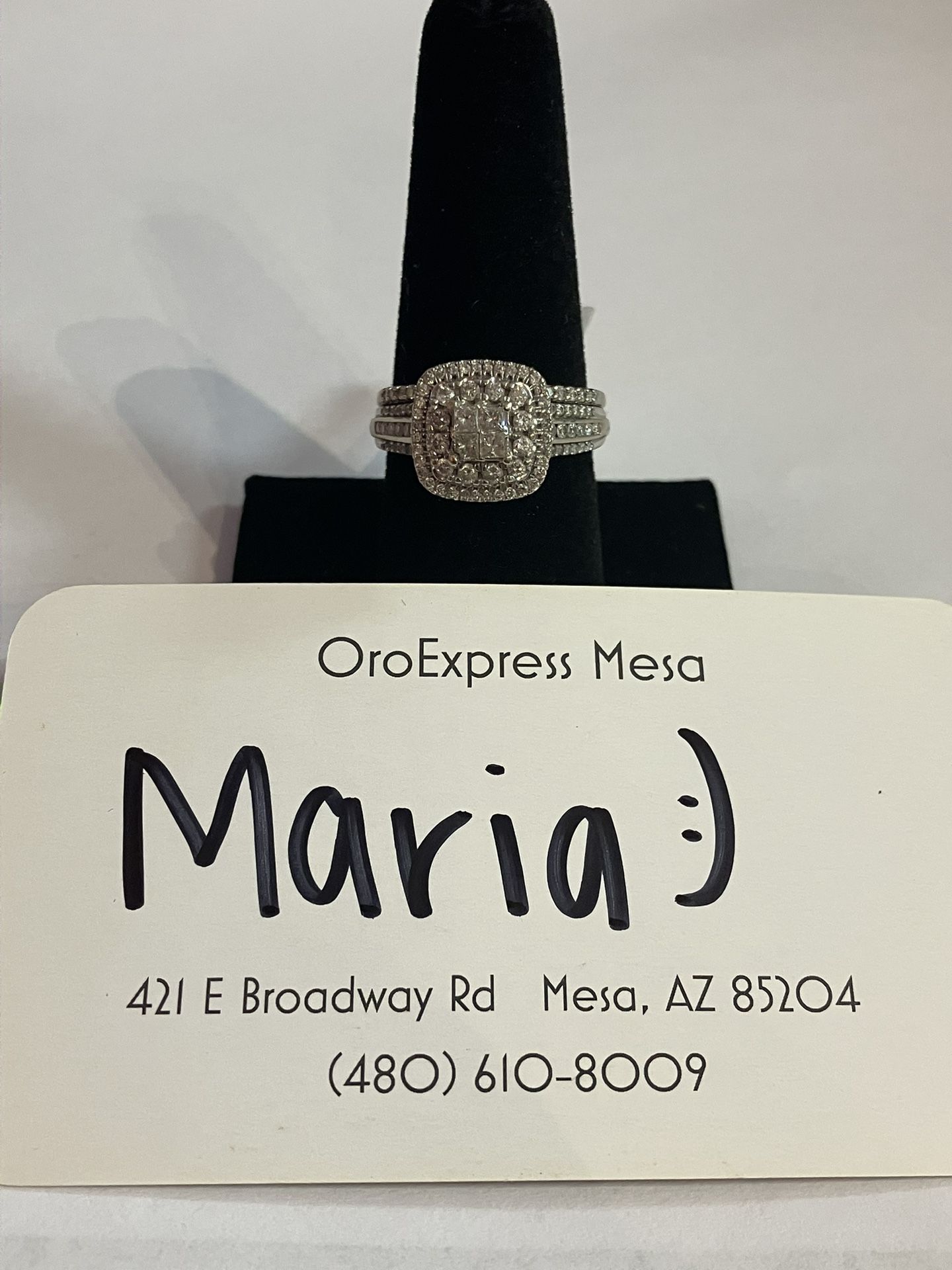 10k WG Engagement Ring #108407-1 MGC