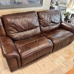 Leather Brown Sofa