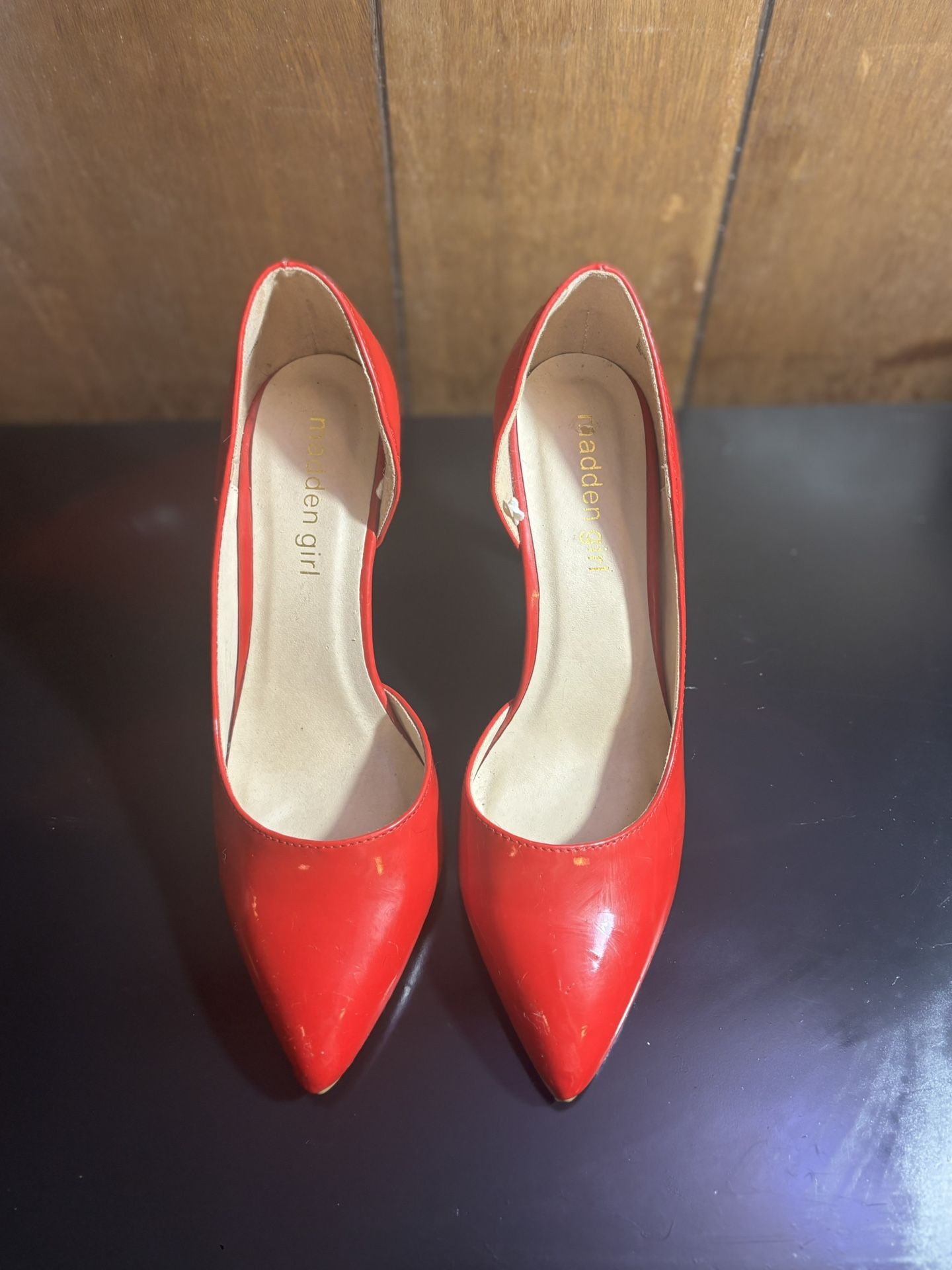 Madden Girl Red Pumps