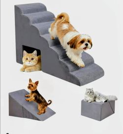 Pet stairs 7" foam steps