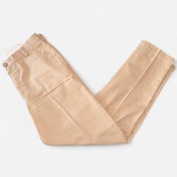 Mens L.L Bean Formal Dress Pants  Classic Fit Light Tan Size 33x32