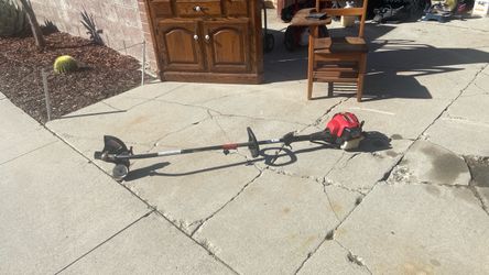 Gas powered weedeater and edger