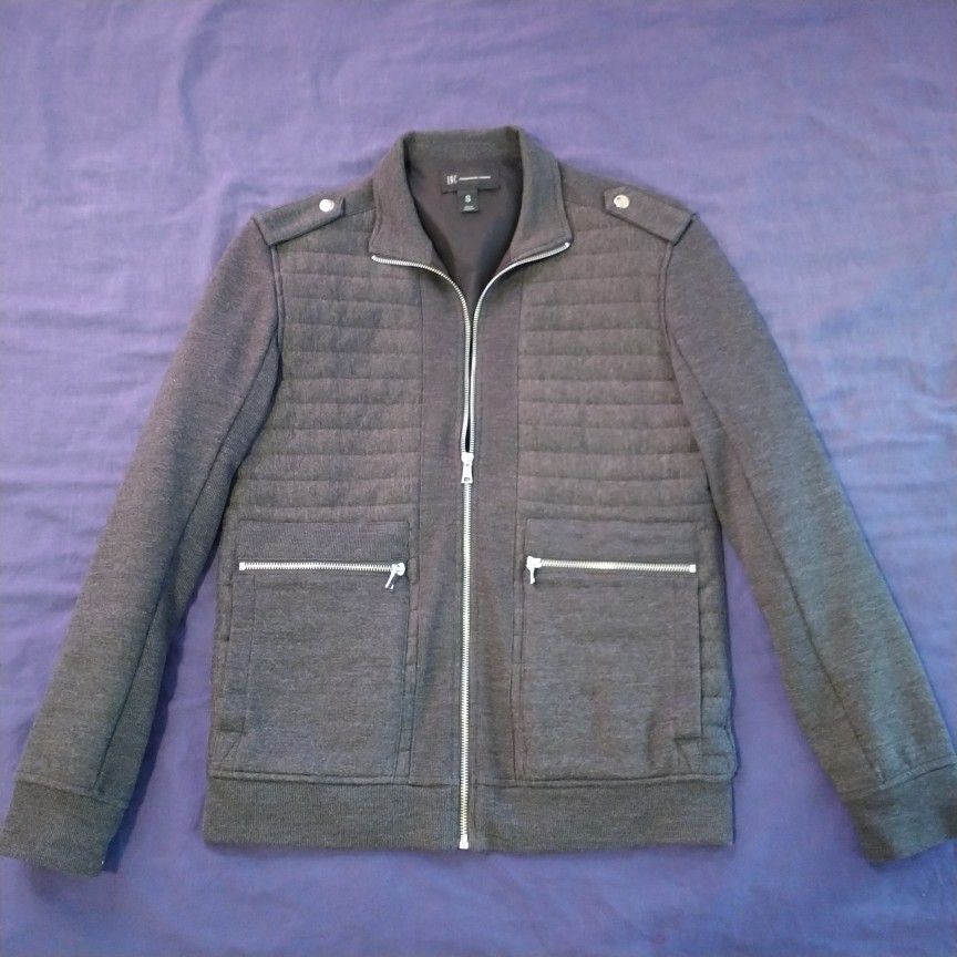Stylish Men's Gray Soft Dressy Jacket
