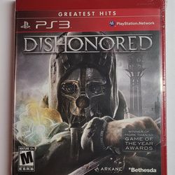 Dishonored Greatest Hits For Ps3 New