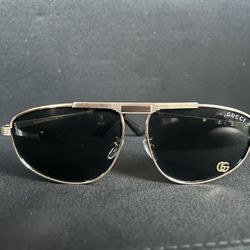 Black And Gold Sunglasses 