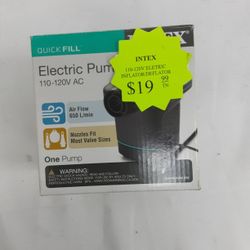 Intex Electric Inflator/deflator