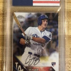 Corey Seager Signed Card