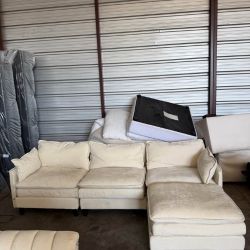 White Modular Sectional