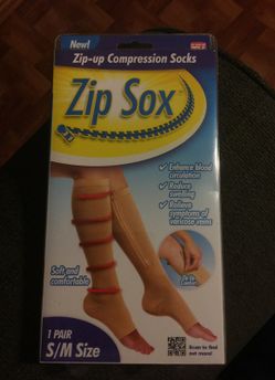 Brand New As seen on TV Zip Support Sox socks