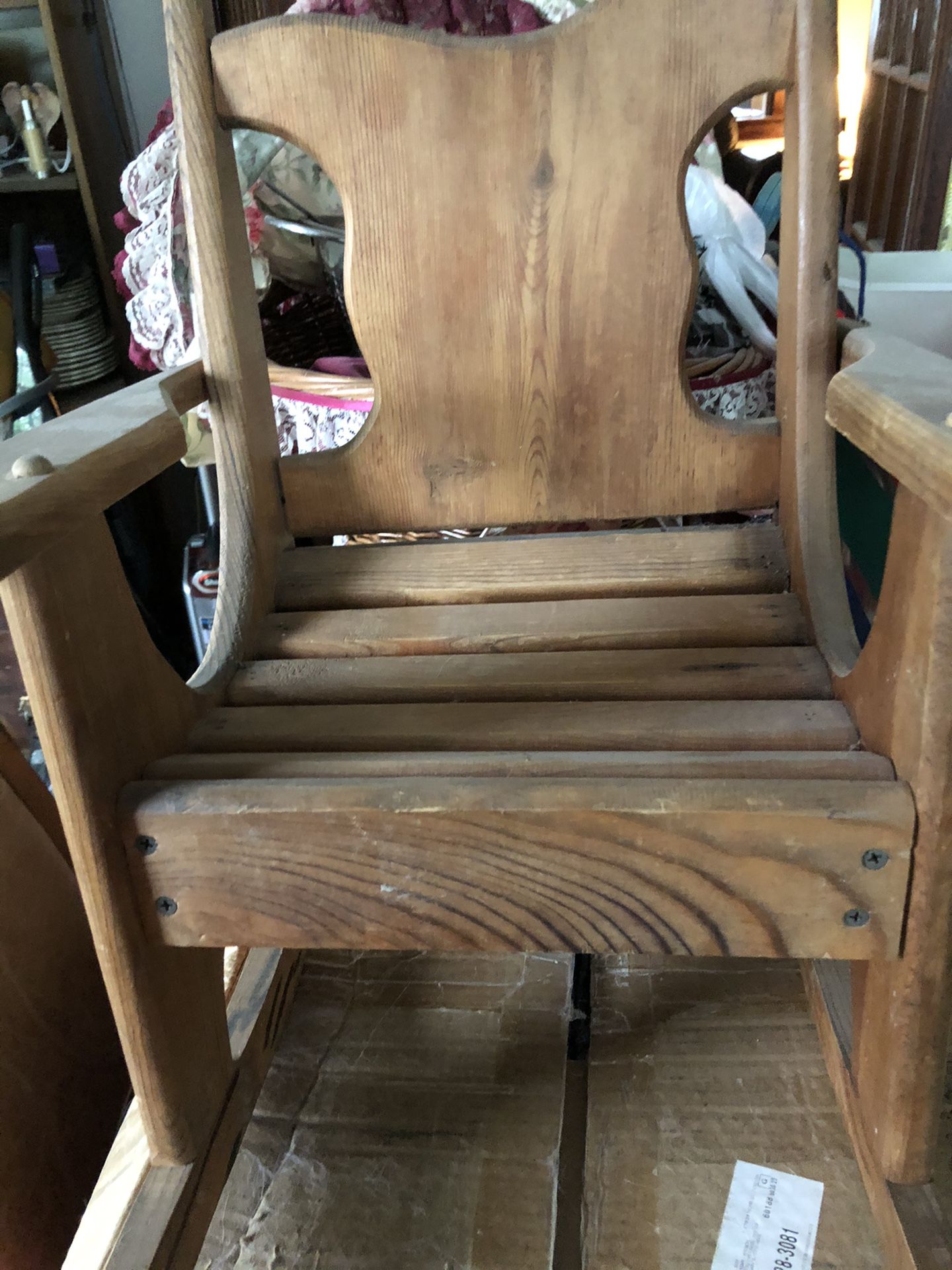 Amish rocking chair for young child