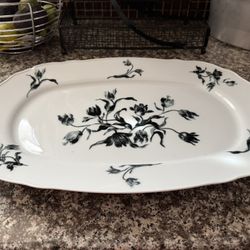 Large White Porcelain Serving Dish