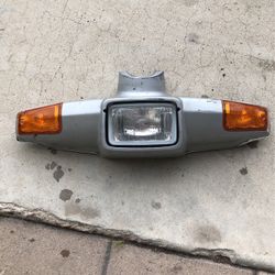 Old School Motorcycle Headlight