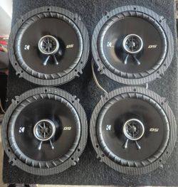 Four Kicker 6.5 inch speakers