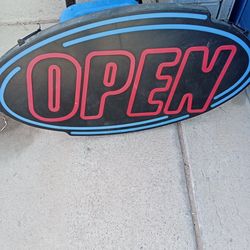 Open sign