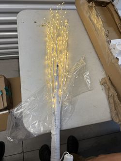 Lighted Birch Tree 4 Ft