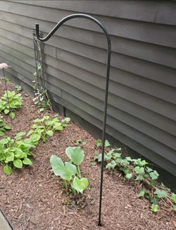 Plant hangers/Shepard hooks 5 available $10 each or 5 for $35