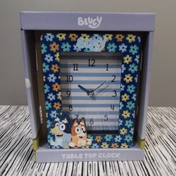 Bluey and Bingo Table Top Clock 