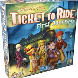 Ticket to Ride First Journey Board Game - Fun and Easy for Young Explorers! NWT