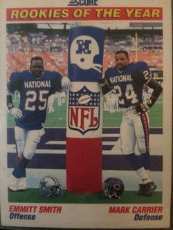 Emmitt Smith/Mark Carrier - Offensive/Defensive Rookie of the Year
