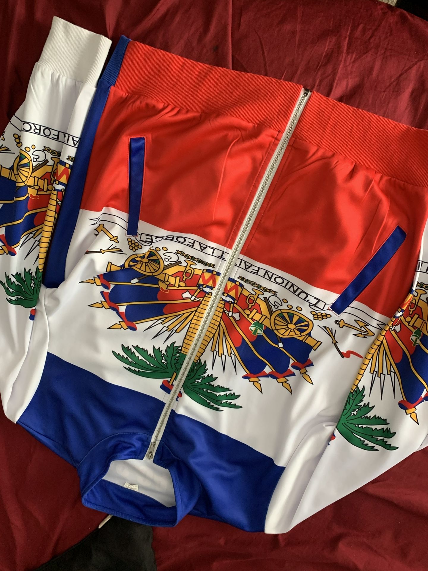 Haitian flag Jacket