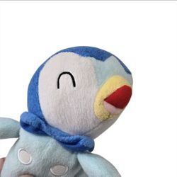 2016 Pokémon Center Tomy Sleeping Piplup Plush 7" Stuffed Animal Pokemon Penguin