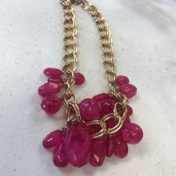 Vintage Pink Necklace 