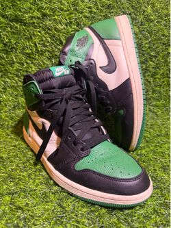 Nike Air Jordan 1 Mid Green Toe