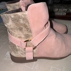 Pink Short Boots 