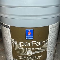 5 Gallons Exterior Flat Paint Beige