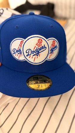 Dodgers triple logo new era John Geiger hat 3/8